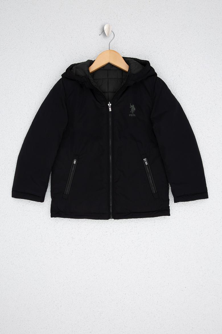 Erkek Çocuk Siyah Mont