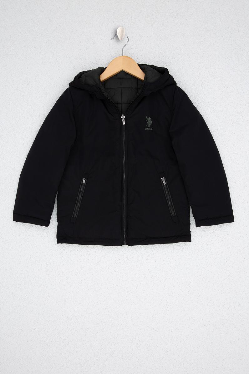 Erkek Çocuk Siyah Mont