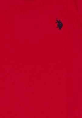 Çocuk Kırmızı Bisiklet Yaka Tişört - 50222064024