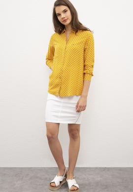 Kadın Sarı Gömlek Uzunkol - 50199215017
