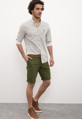 Erkek Haki Şort - 50198987042