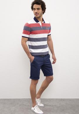 Erkek Lacivert Bermuda Şort - 50217650014