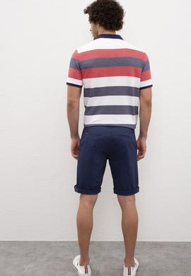 Erkek Lacivert Bermuda Şort - 50217650014