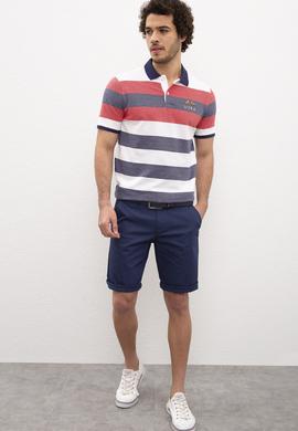 Erkek Lacivert Bermuda Şort - 50217650014