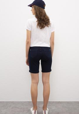 Kadın Mavi Denim Bermuda - 50206228001