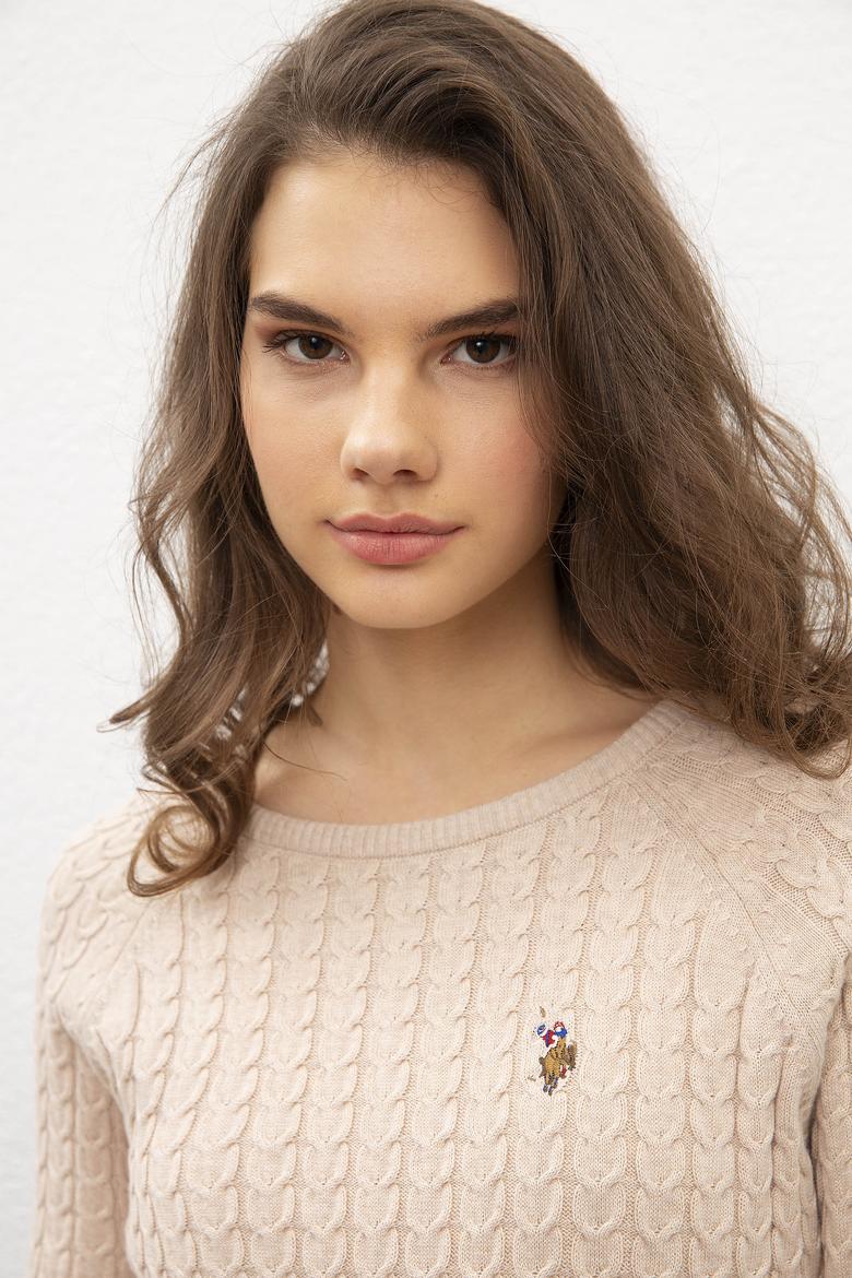 Kadın Bej Kazak - 50206824015