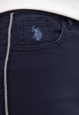 Kadın Lacivert Dokuma Etek - 50198955042