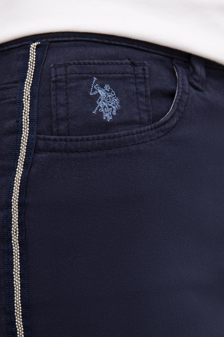 Kadın Lacivert Dokuma Etek - 50198955042