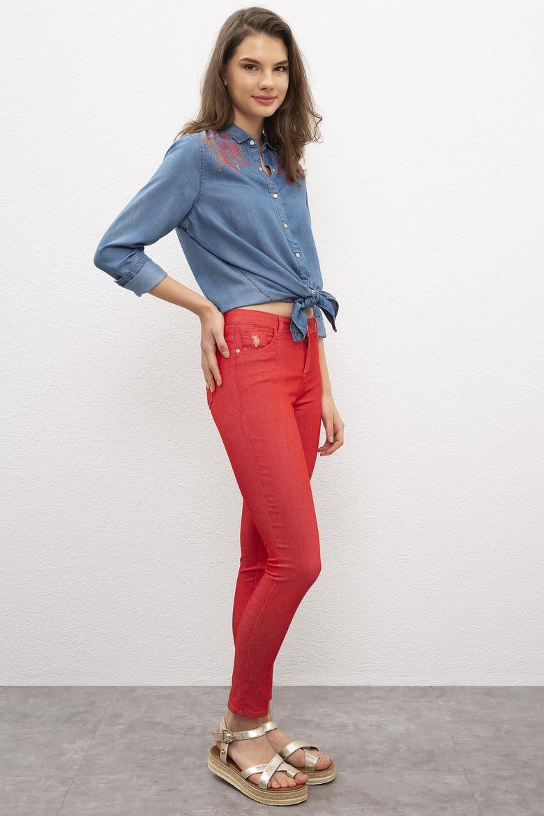 Kadın Kırmızı Pantolon - 50202690092