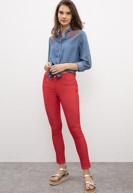 Kadın Kırmızı Pantolon - 50202690092