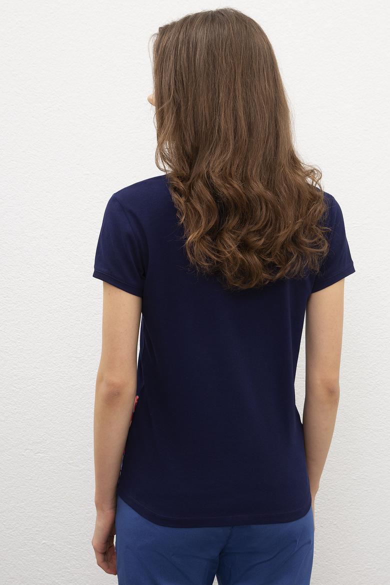 Kadın Lacivert T-Shirt - 50216135008