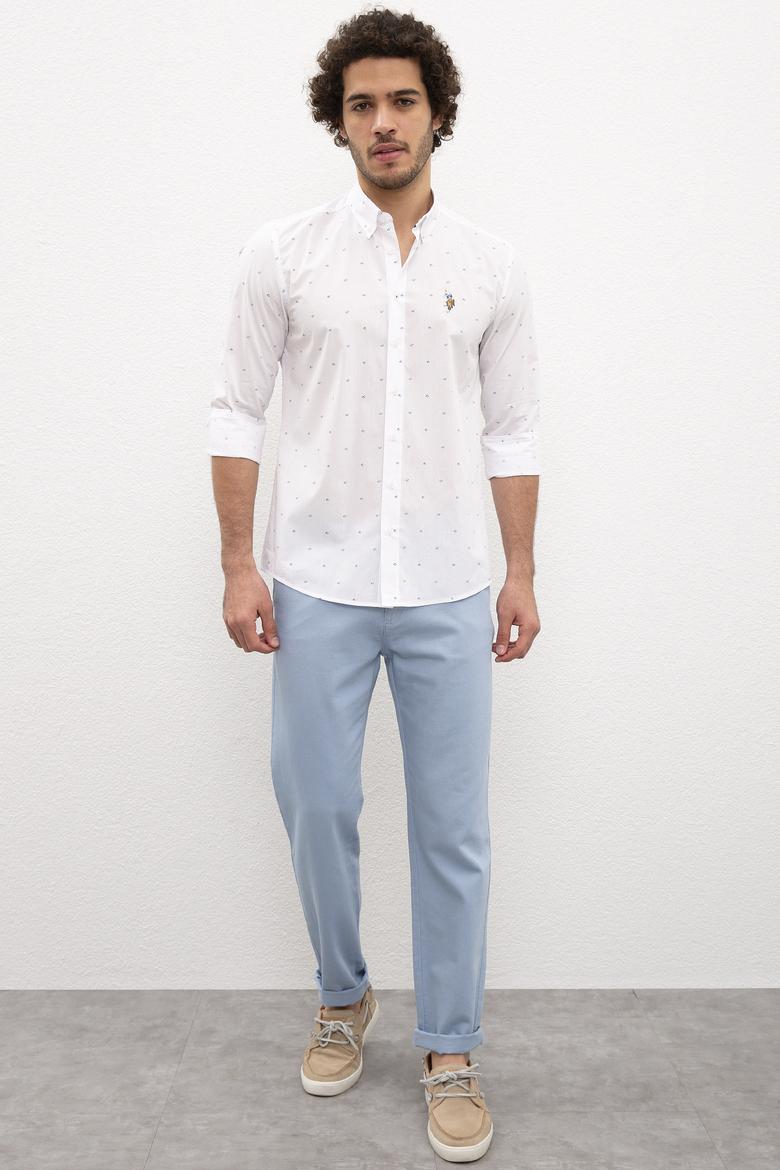 Erkek Mavi Gömlek Uzunkol - 50218629003