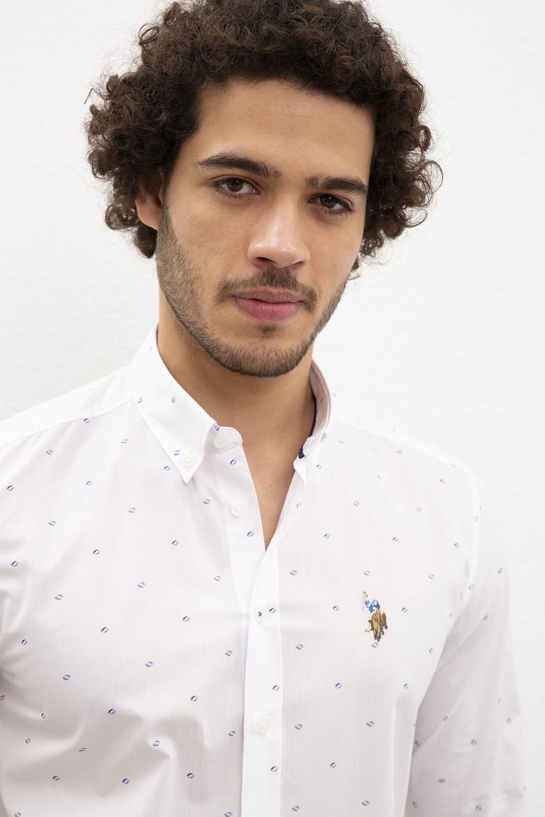 Erkek Mavi Gömlek Uzunkol - 50218629003