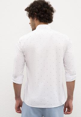 Erkek Mavi Gömlek Uzunkol - 50218629003