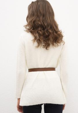 Kadın Beyaz Kazak - 50206775032