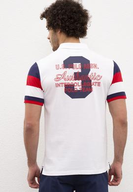 Erkek Beyaz Polo Yaka T-Shirt - 50199784001