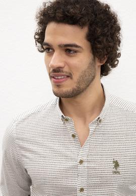 Erkek Yeşil Gömlek Uzunkol - 50221303002