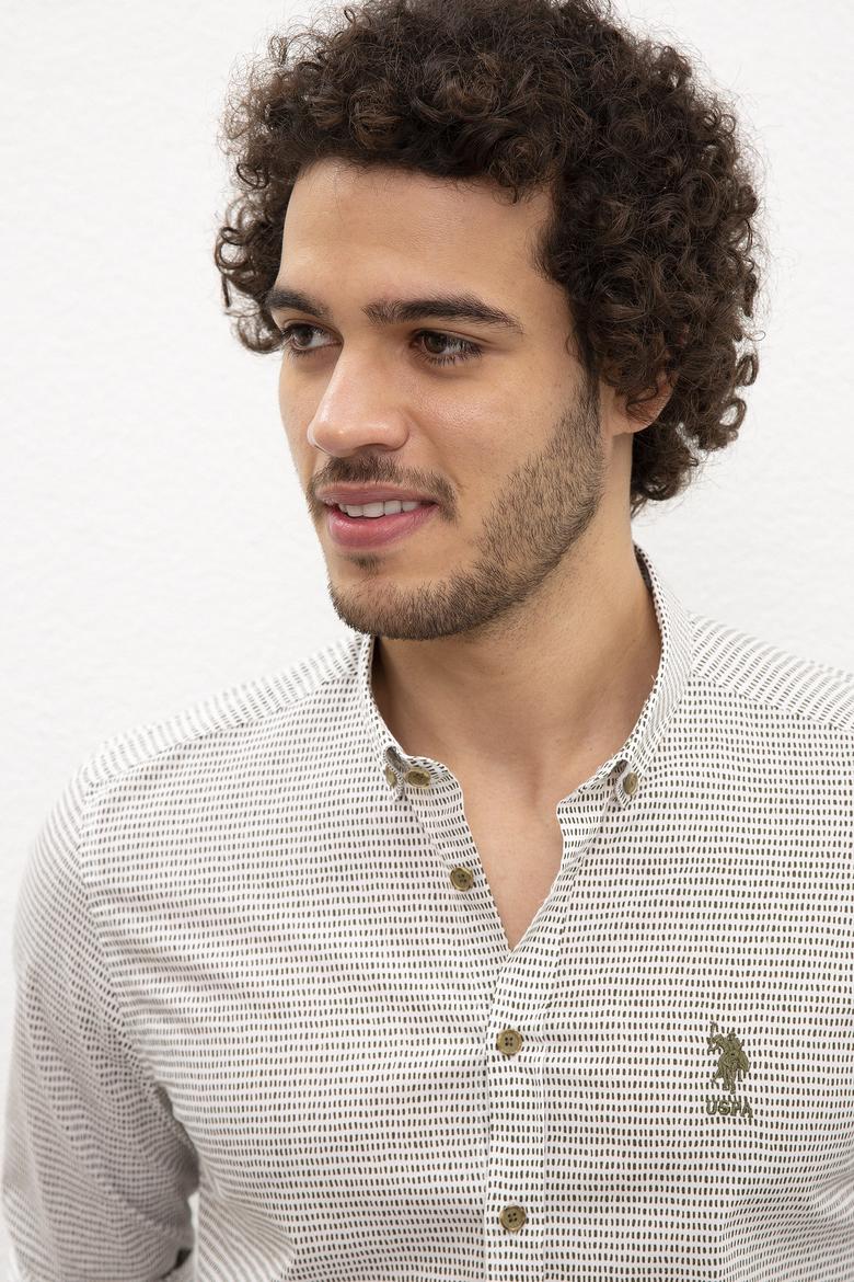 Erkek Yeşil Gömlek Uzunkol - 50221303002