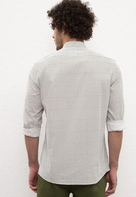 Erkek Yeşil Gömlek Uzunkol - 50221303002