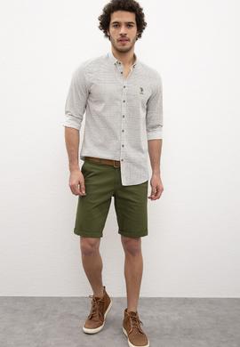 Erkek Yeşil Gömlek Uzunkol - 50221303002