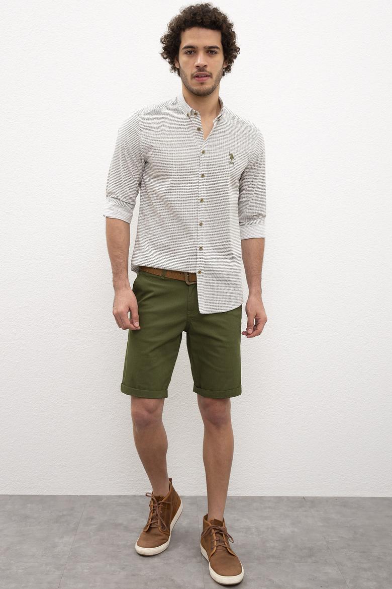 Erkek Yeşil Gömlek Uzunkol - 50221303002