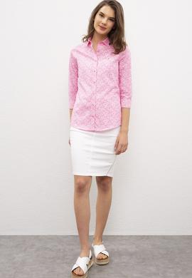 Kadın Pembe Gömlek Uzunkol - 50194314009