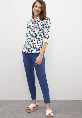 Kadın Beyaz Gömlek Uzunkol - 50218644001