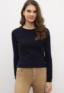 Kadın Lacivert Kazak - 50206824014