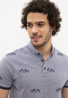 Erkek Lacivert Polo Yaka T-Shirt - 50199785053