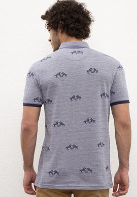 Erkek Lacivert Polo Yaka T-Shirt - 50199785053