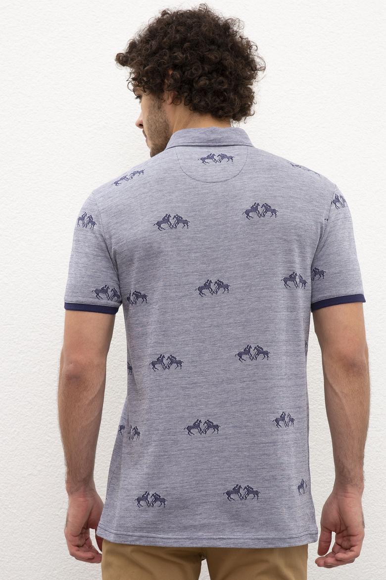 Erkek Lacivert Polo Yaka T-Shirt - 50199785053