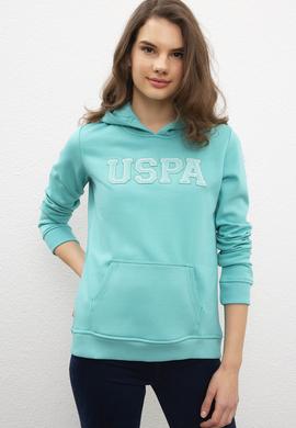 Kadın Yeşil Sweatshirt Basic - 50216083041
