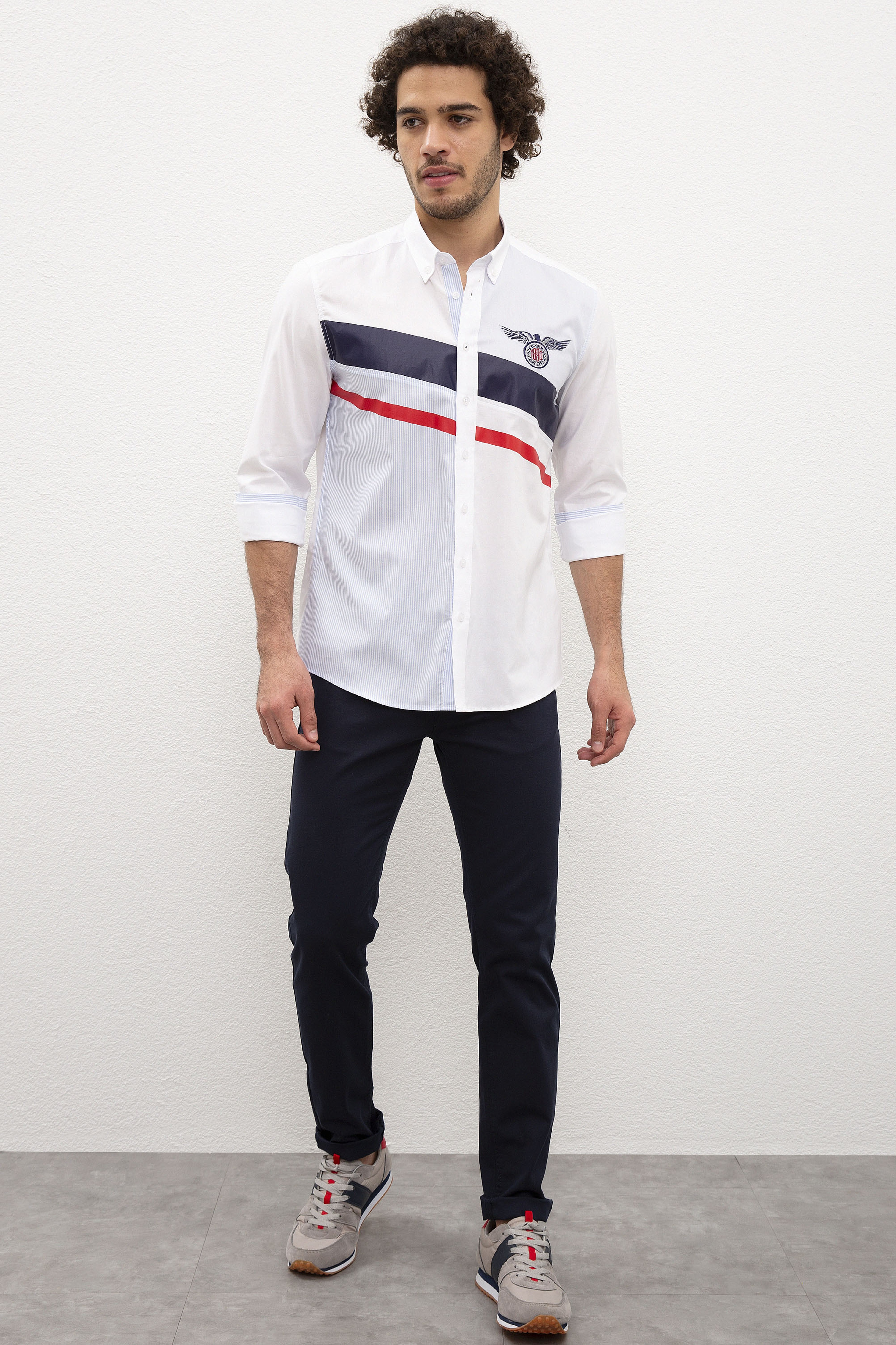 Erkek Lacivert Chinos - Image 1