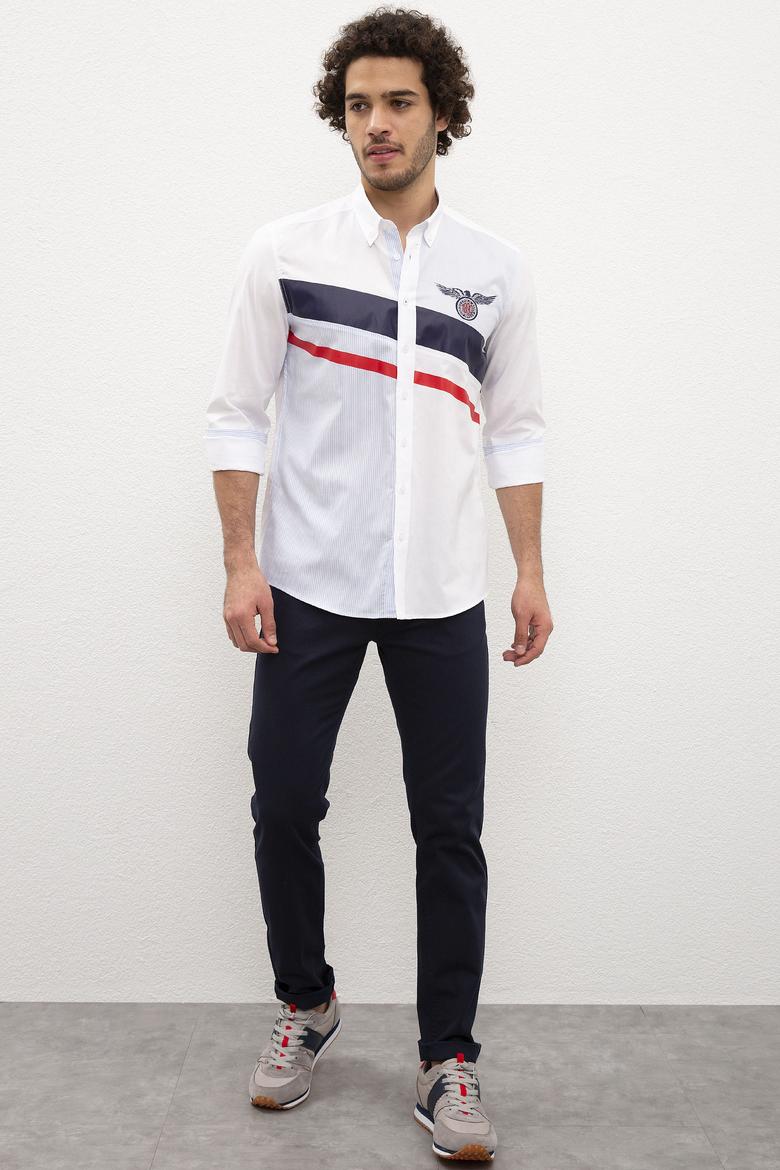 Erkek Lacivert Chinos