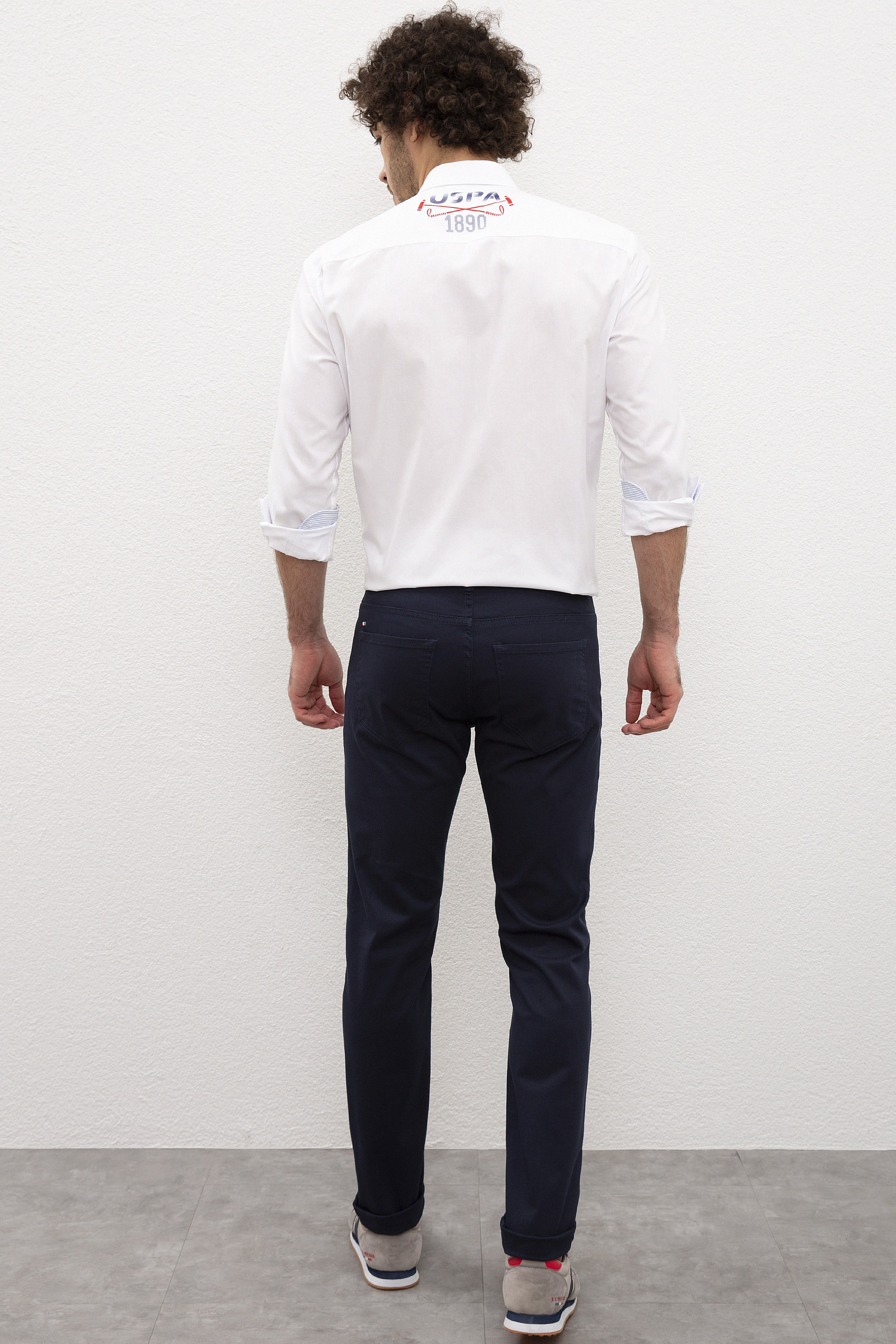 Erkek Lacivert Chinos