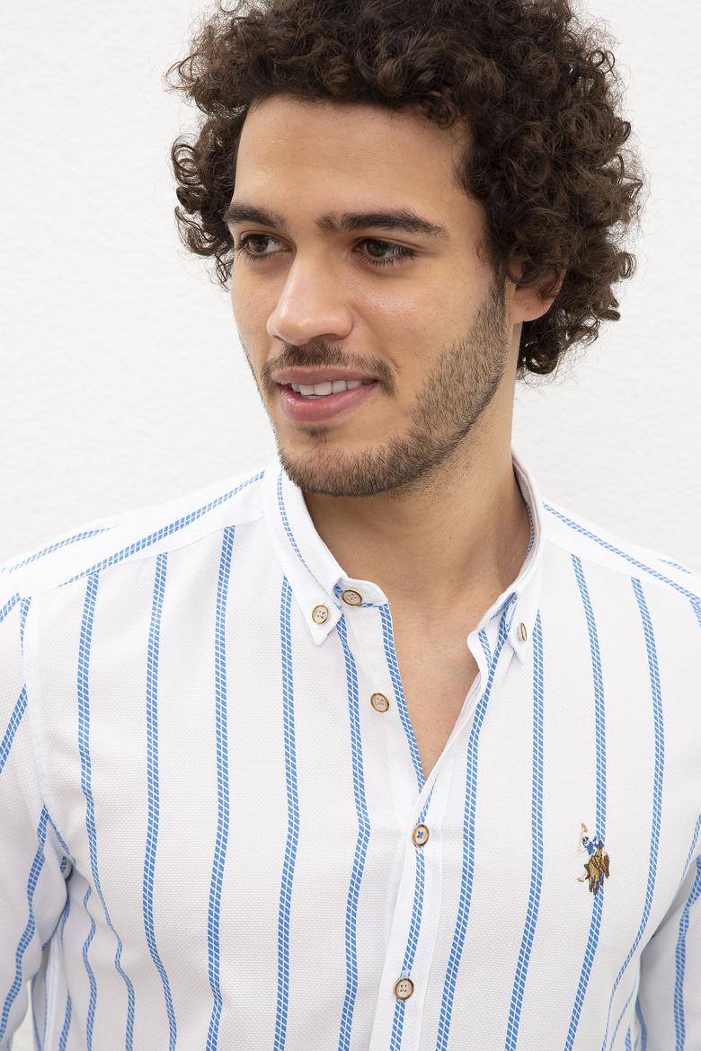 Erkek Mavi Gömlek Uzunkol - 50218688020