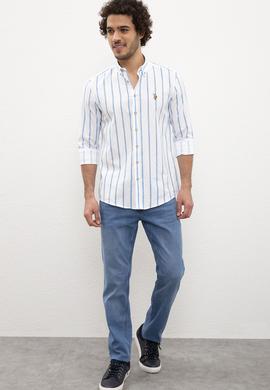 Erkek Mavi Gömlek Uzunkol - 50218688020