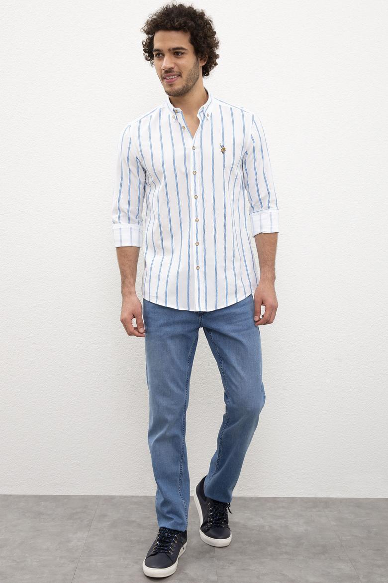 Erkek Mavi Gömlek Uzunkol - 50218688020