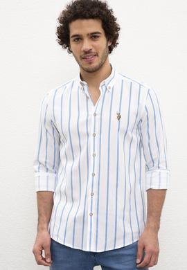 Erkek Mavi Gömlek Uzunkol - 50218688020