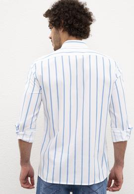 Erkek Mavi Gömlek Uzunkol - 50218688020