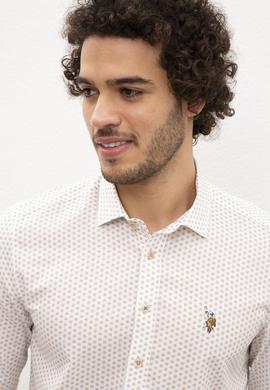 Erkek Beyaz Gömlek Uzunkol - 50218682002