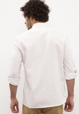 Erkek Beyaz Gömlek Uzunkol - 50218682002