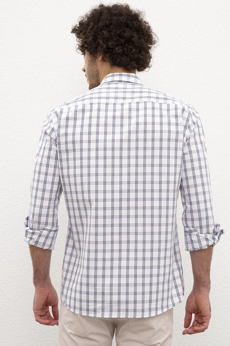 Erkek Beyaz Gömlek Uzunkol - 50221359006