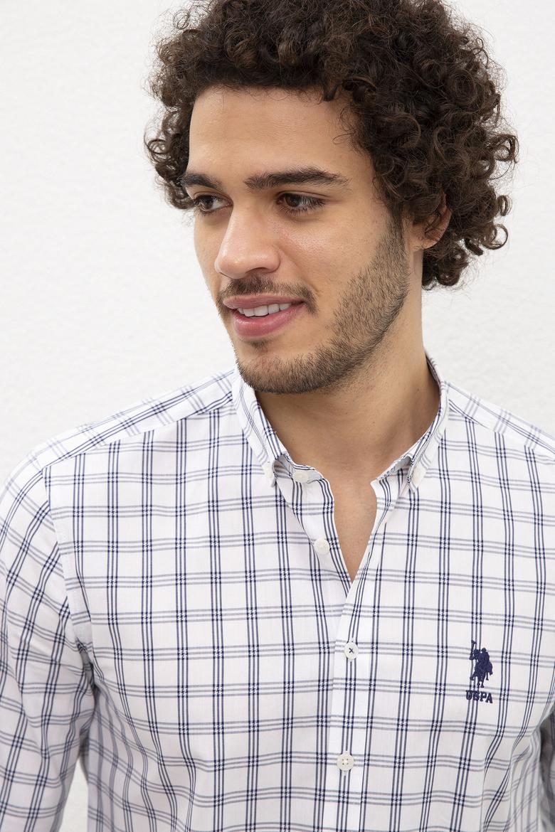 Erkek Beyaz Gömlek Uzunkol - 50221359006