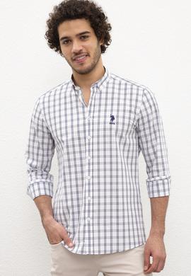 Erkek Beyaz Gömlek Uzunkol - 50221359006