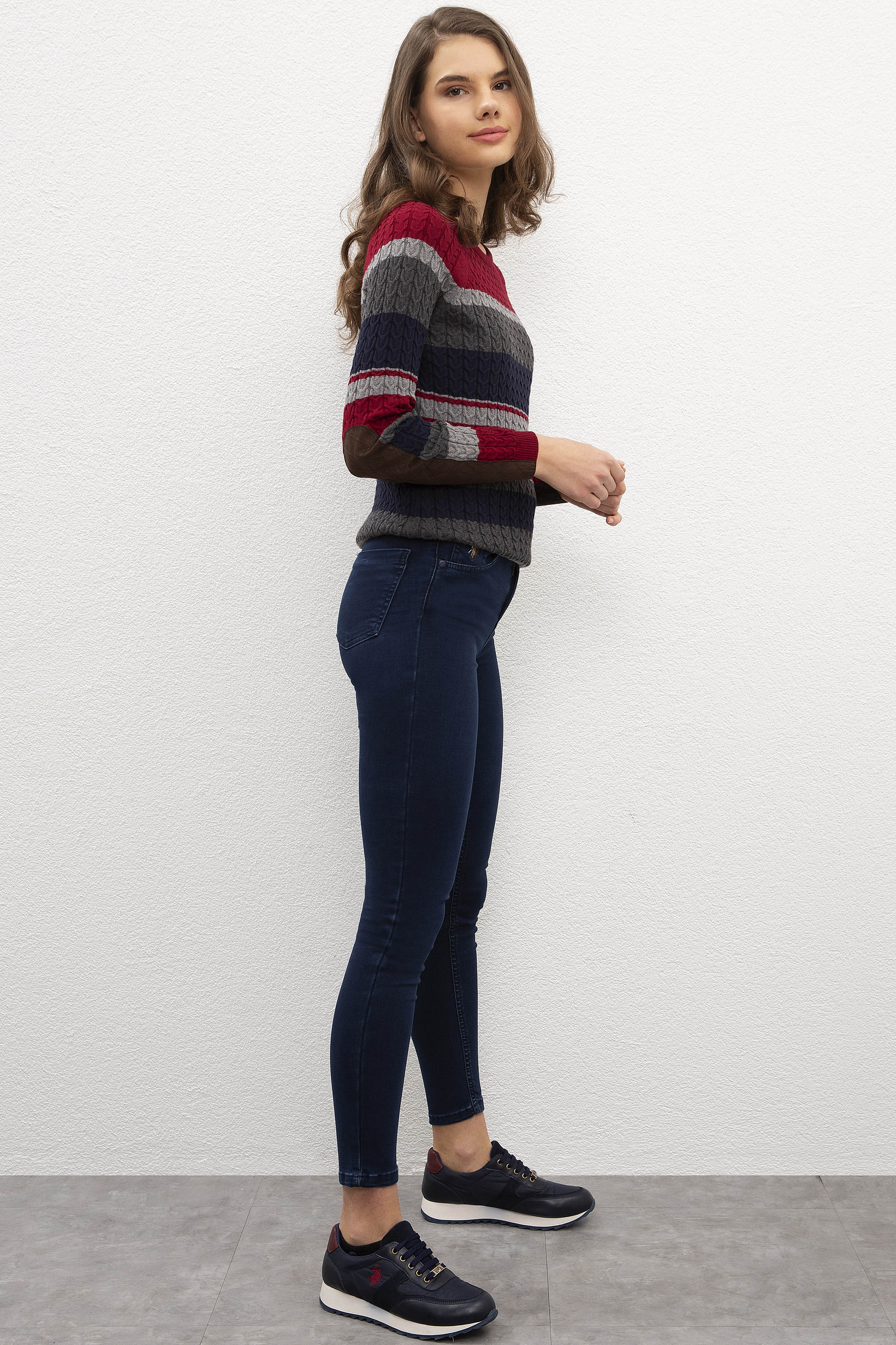 Kadın Mavi Denim Pantolon - Image 2