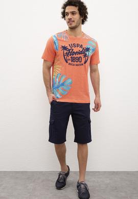 Erkek Lacivert Dokuma Bermuda Capri - 50198984075