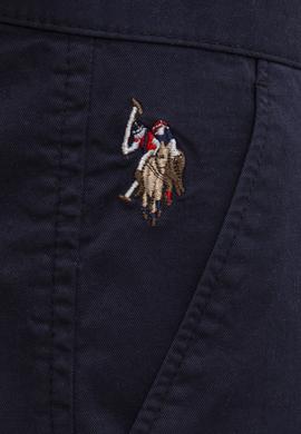 Erkek Lacivert Dokuma Bermuda Capri - 50198984075