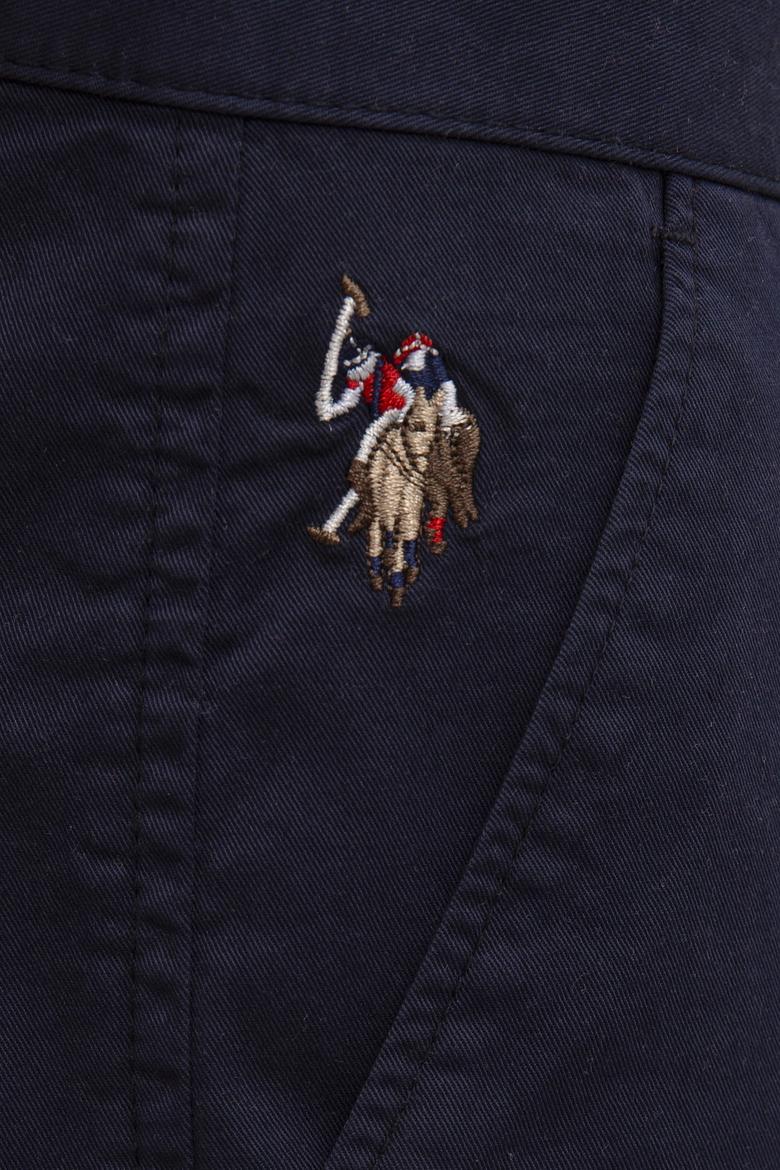 Erkek Lacivert Dokuma Bermuda Capri - 50198984075