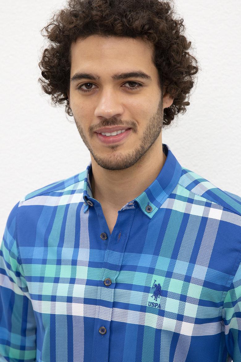 Erkek Yeşil Gömlek Uzunkol - 50218359012